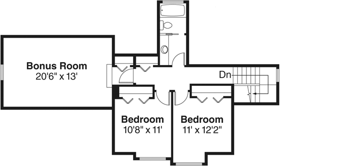Upper/Second Floor Plan: 17-807