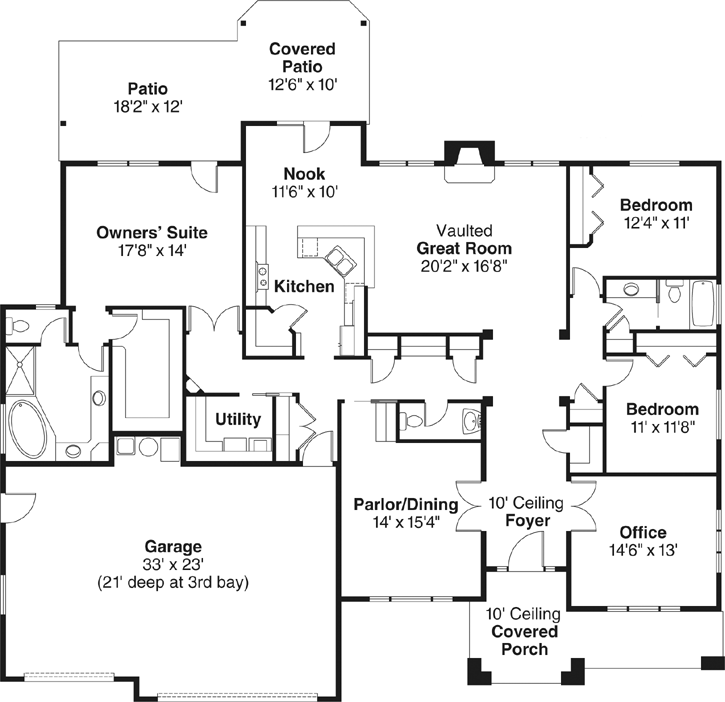 Main Floor Plan: 17-808