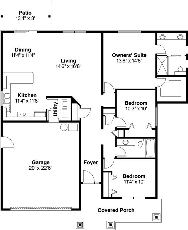 Main Floor Plan: 17-811