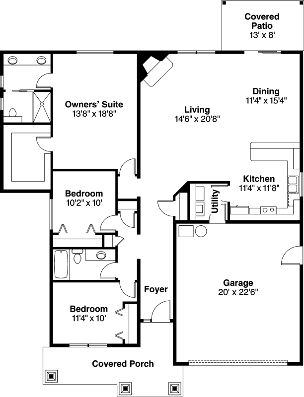 Main Floor Plan: 17-815