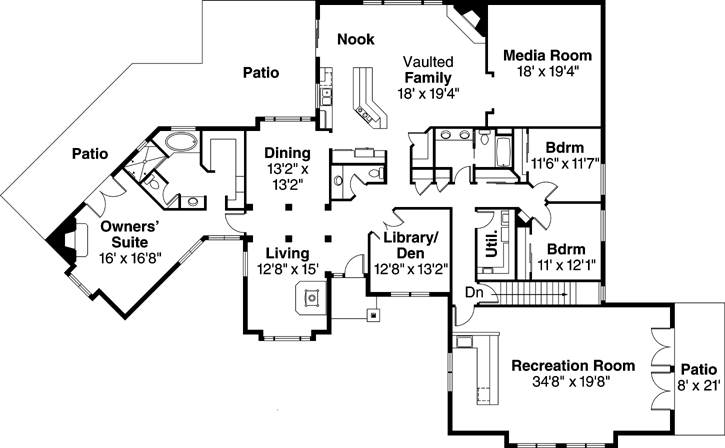 Main Floor Plan: 17-821