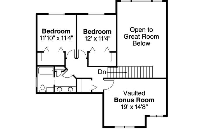 Upper/Second Floor Plan: 17-823