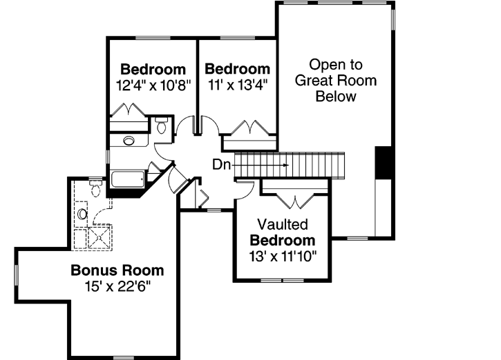 Upper/Second Floor Plan: 17-833