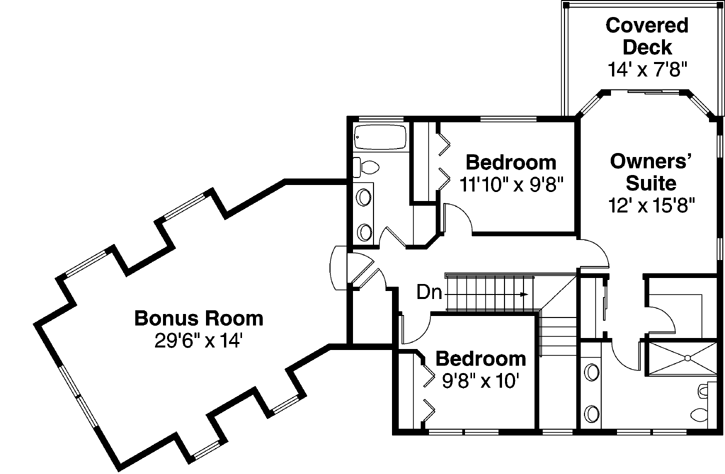 Upper/Second Floor Plan: 17-837