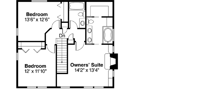 Upper/Second Floor Plan: 17-857