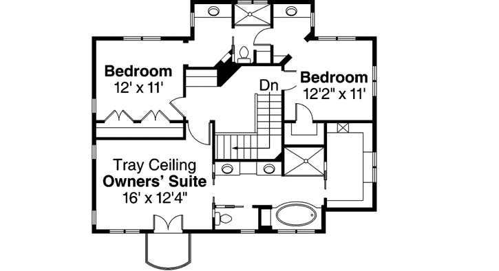 Upper/Second Floor Plan: 17-866