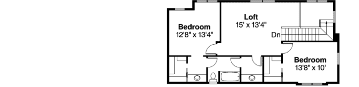 Upper/Second Floor Plan: 17-875