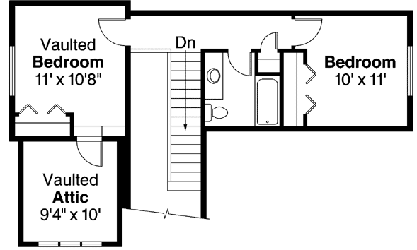 Upper/Second Floor Plan: 17-883