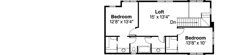Upper/Second Floor Plan: 17-885