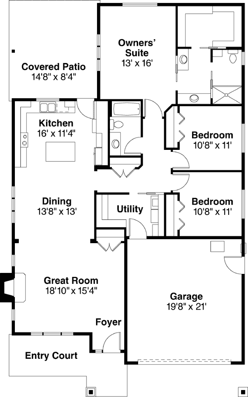 Main Floor Plan: 17-888