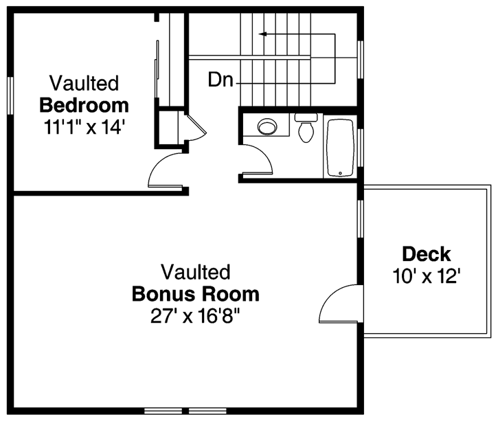 Upper/Second Floor Plan: 17-899
