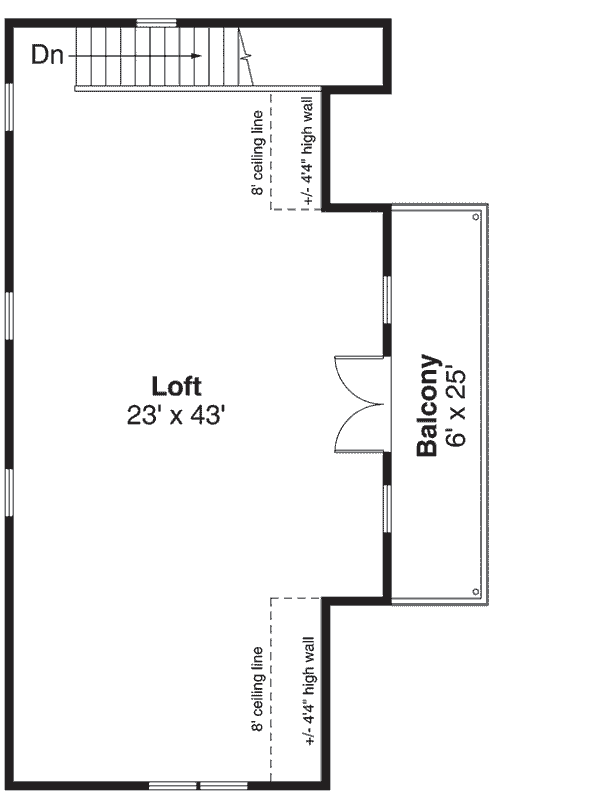 Upper/Second Floor Plan: 17-925
