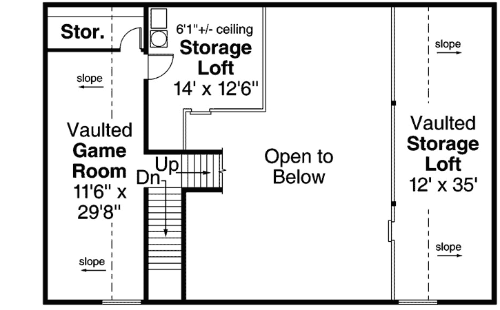 Upper/Second Floor Plan: 17-927