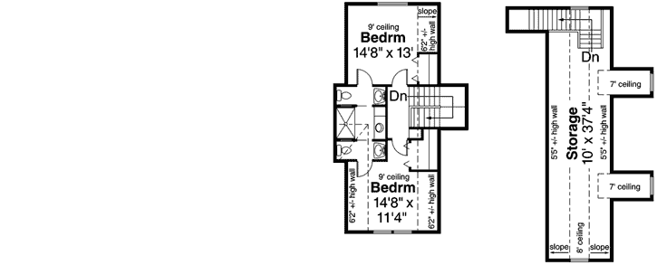 Upper/Second Floor Plan: 17-936