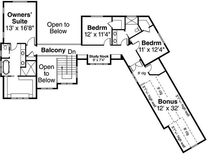 Upper/Second Floor Plan: 17-942