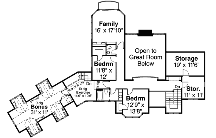 Upper/Second Floor Plan: 17-943