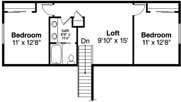 Upper/Second Floor Plan: 17-956