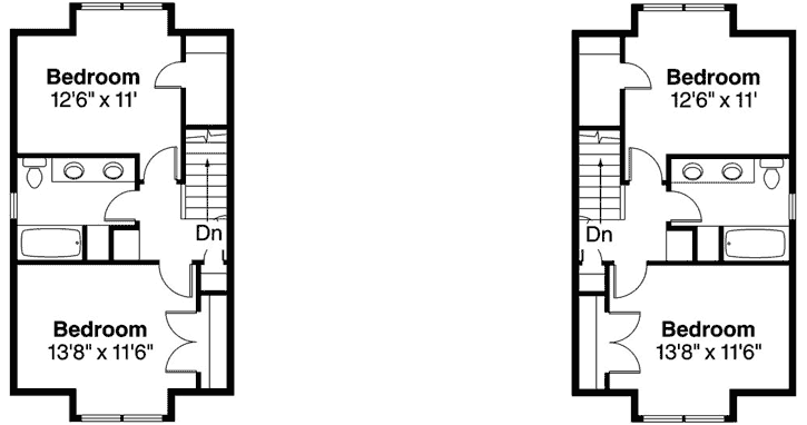 Upper/Second Floor Plan: 17-958