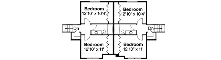 Upper/Second Floor Plan: 17-960