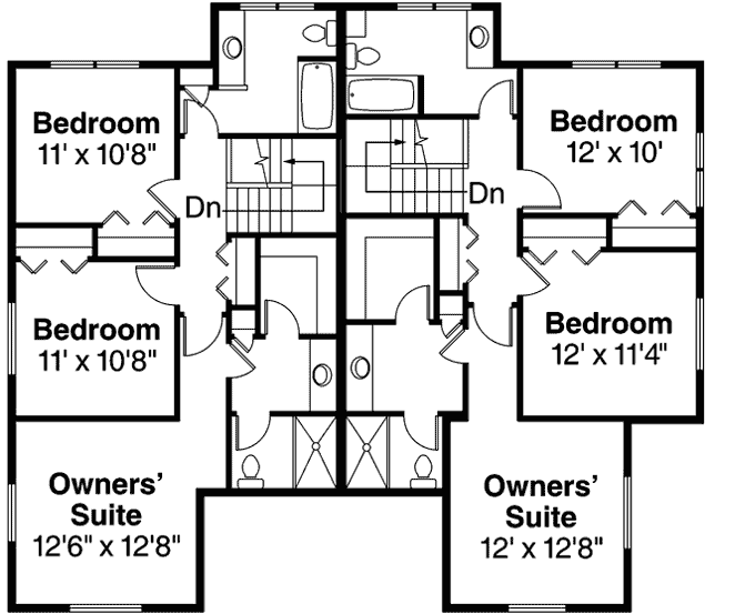 Upper/Second Floor Plan:17-961
