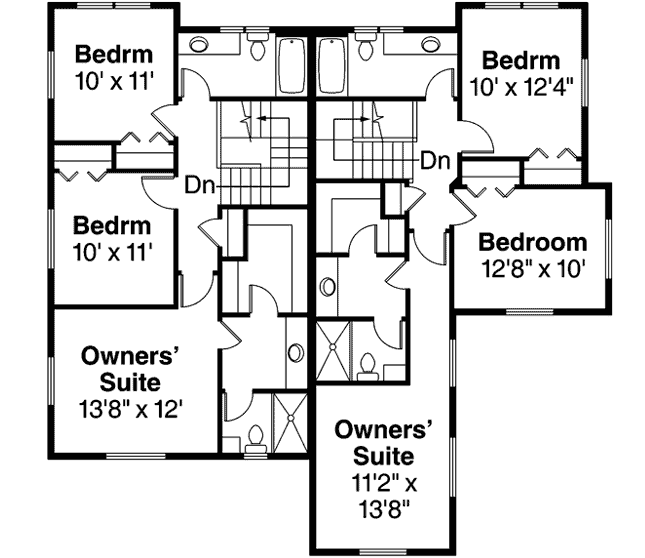 Upper/Second Floor Plan: 17-962