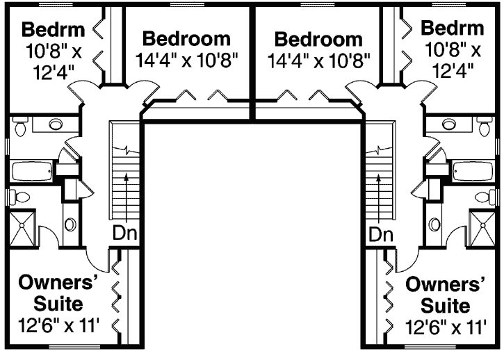 Upper/Second Floor Plan: 17-964