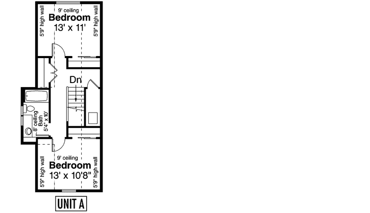 Upper/Second Floor Plan: 17-965