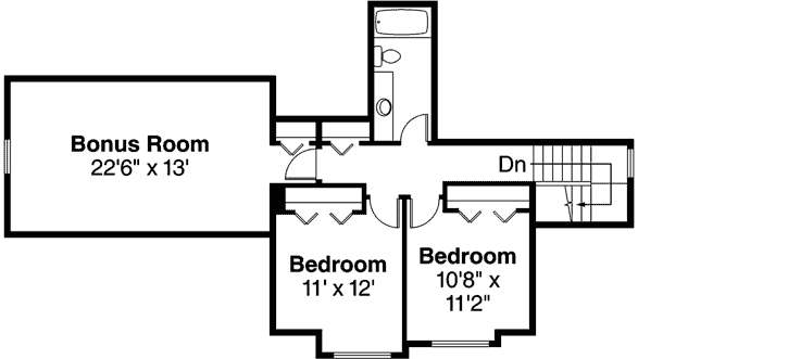 Upper/Second Floor Plan: 17-969