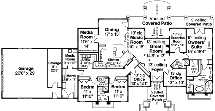 Main Floor Plan: 17-971