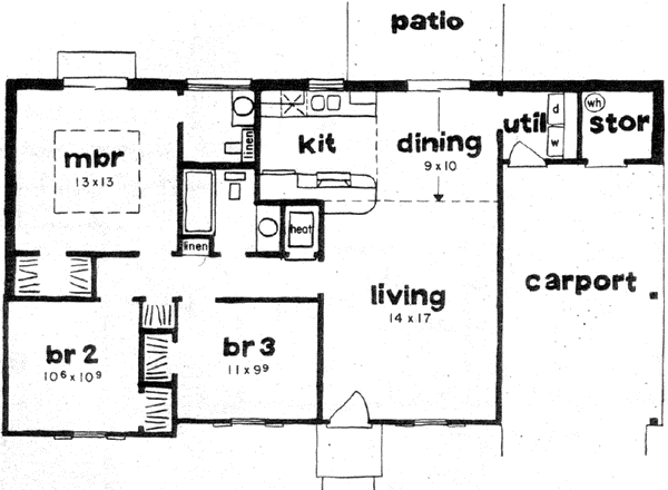 Main Floor Plan: 18-105