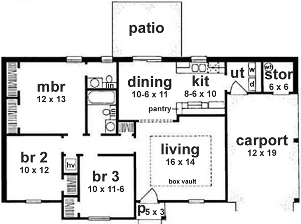 Main Floor Plan: 18-107