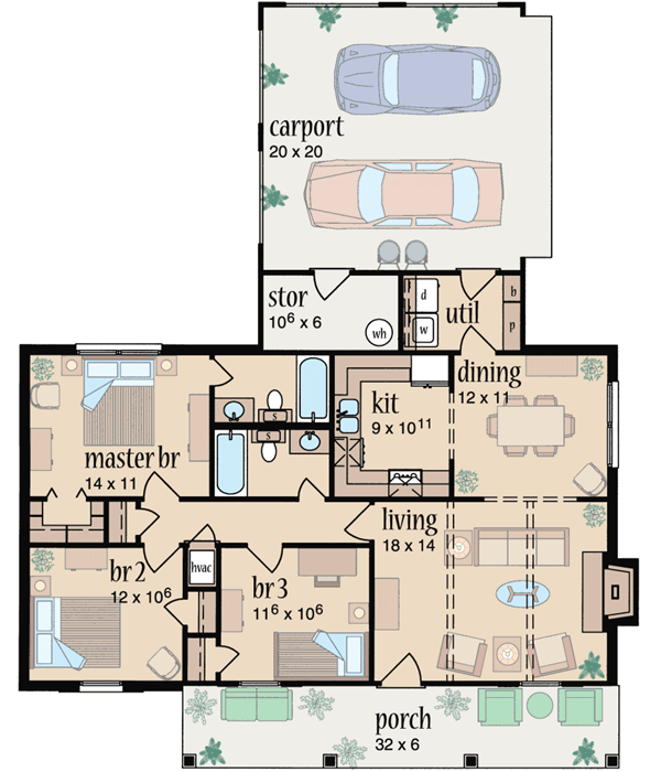 Main Floor Plan: 18-109