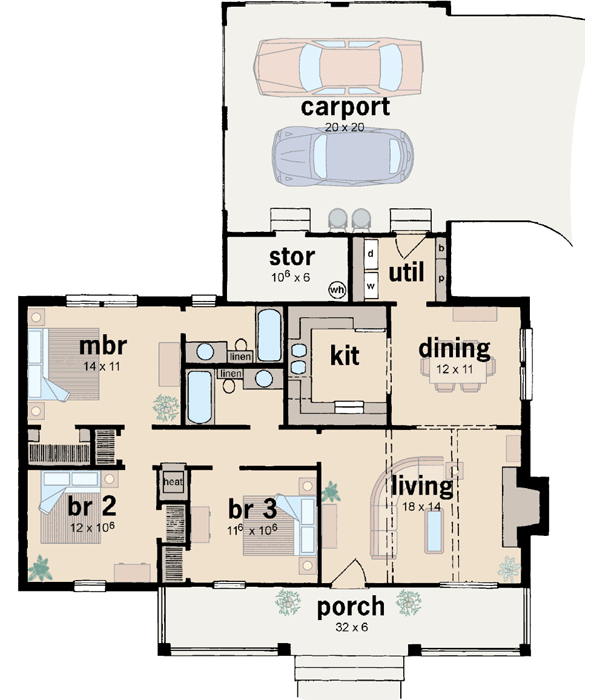Main Floor Plan: 18-111
