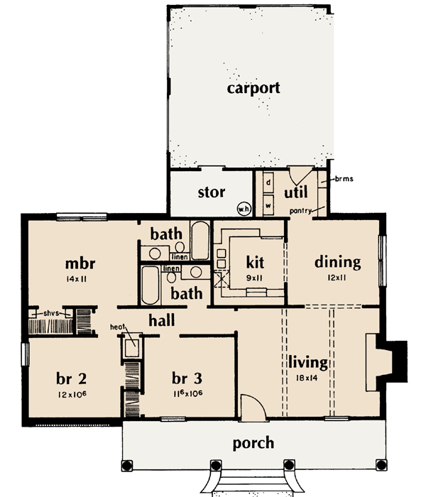 Main Floor Plan: 18-117