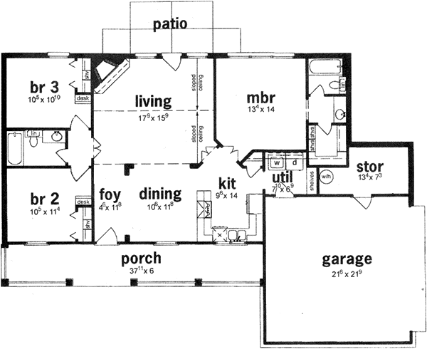 Main Floor Plan: 18-129