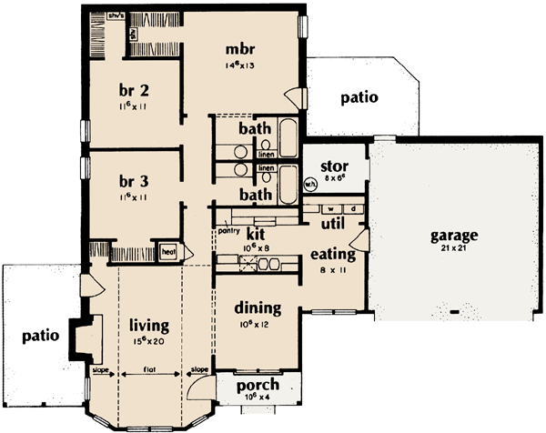 Main Floor Plan: 18-145