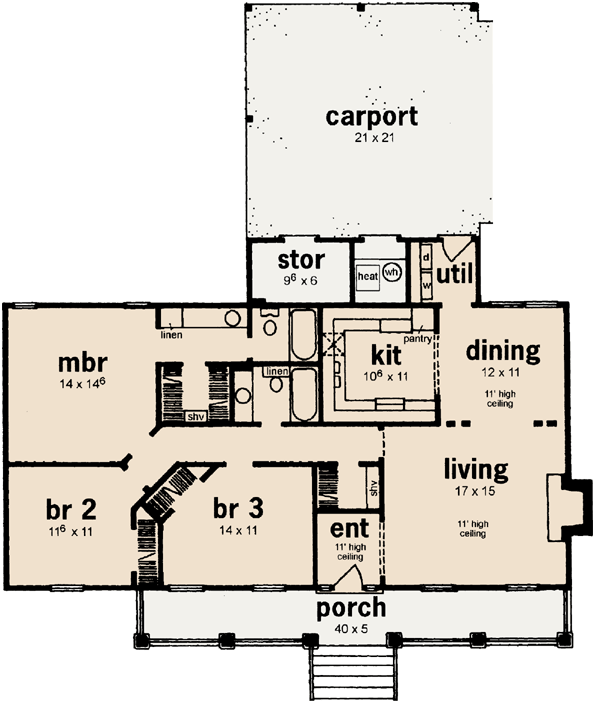 Main Floor Plan: 18-146