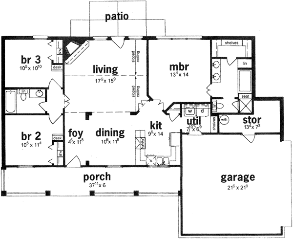 Main Floor Plan: 18-148