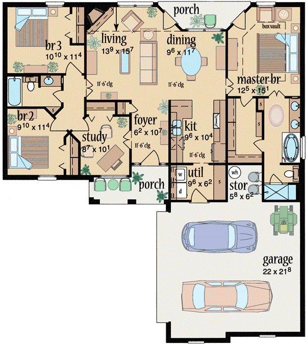 Main Floor Plan: 18-151