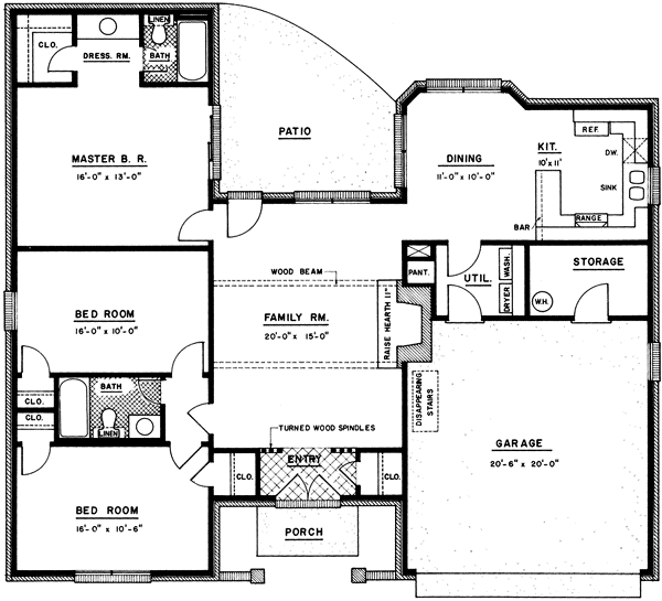 Main Floor Plan: 18-152