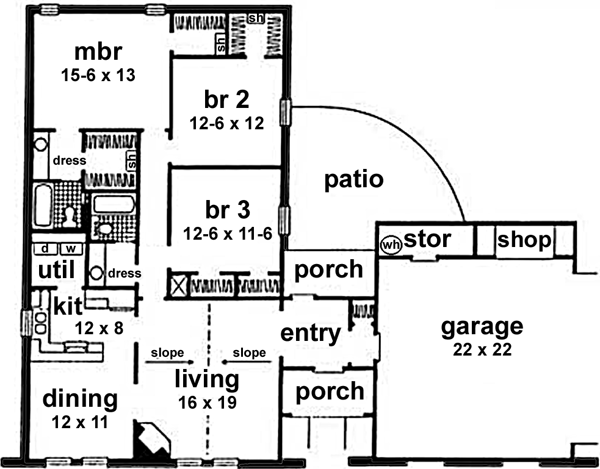 Main Floor Plan: 18-159