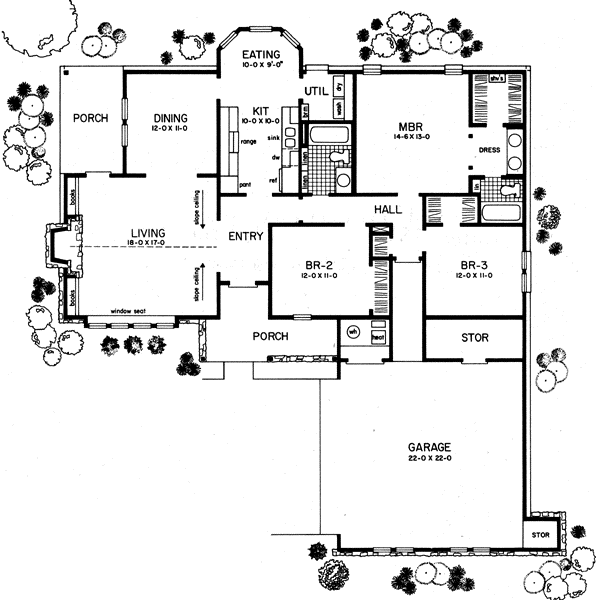 Main Floor Plan: 18-160