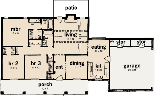 Main Floor Plan: 18-161