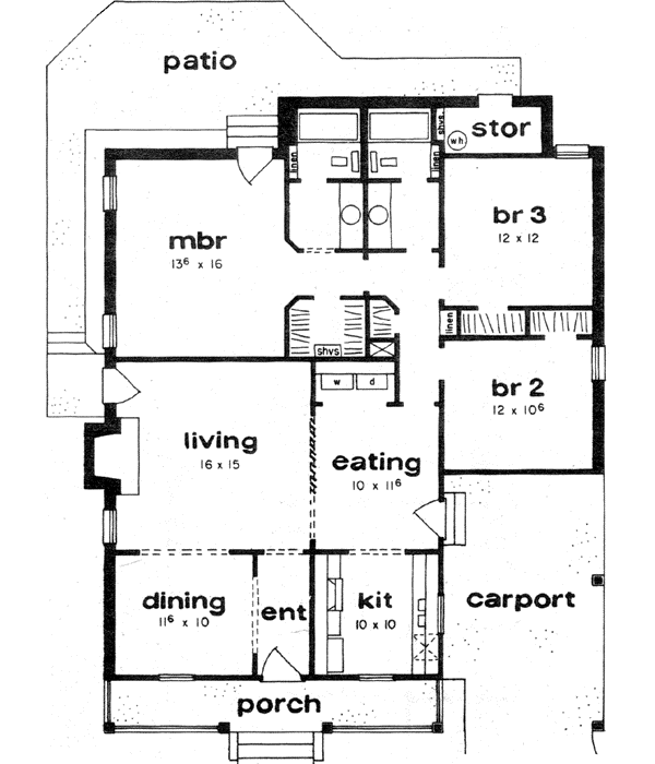 Main Floor Plan: 18-164