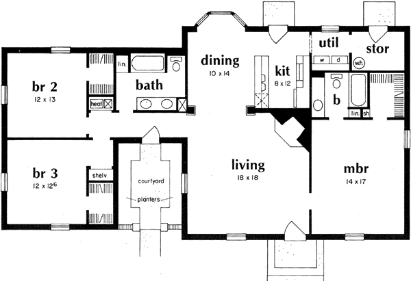 Main Floor Plan: 18-170