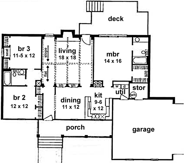 Main Floor Plan: 18-171