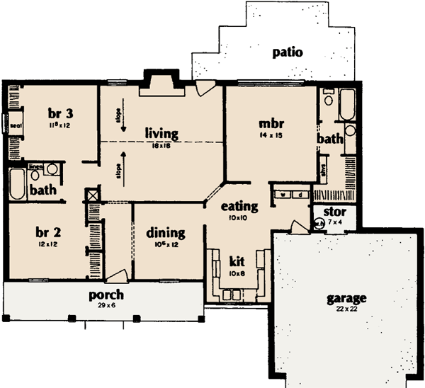 Main Floor Plan: 18-173