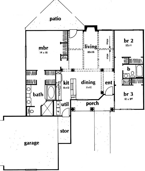 Main Floor Plan: 18-174