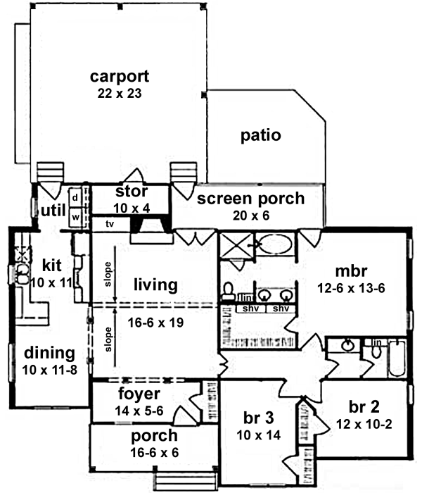 Main Floor Plan: 18-175
