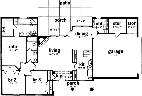 Main Floor Plan: 18-177